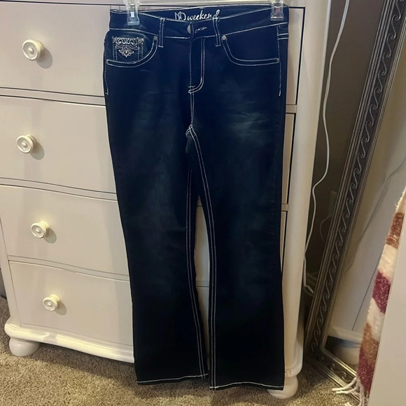 New Direction embellished Weekend Jeans, size 10. NWOT. - Picture 1 of 5